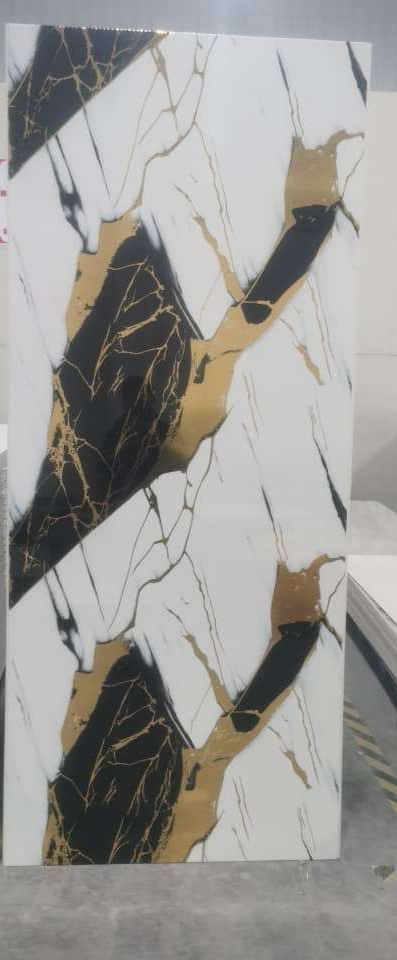 Black Gold Gloss PVC Panel 2400 x 1000 x 10mm - Image 2