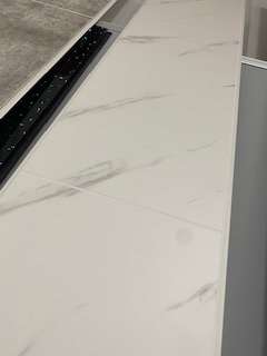 Cut Tile Series New White Marble Matt 2800 x 250 x 8mm PVC Panel