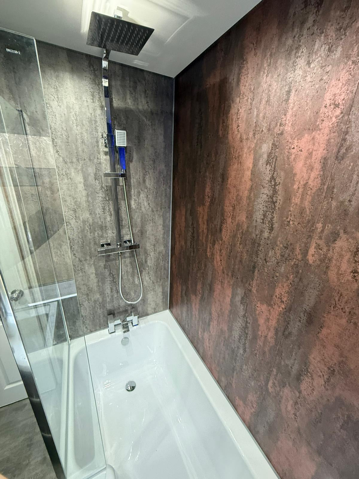 Copper Metallic Matt 2400 x 1000 x 10mm PVC Panel - Image 3