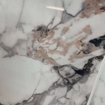 White Gold Marble Gloss PVC Panel 2400 x 1000 x 10mm