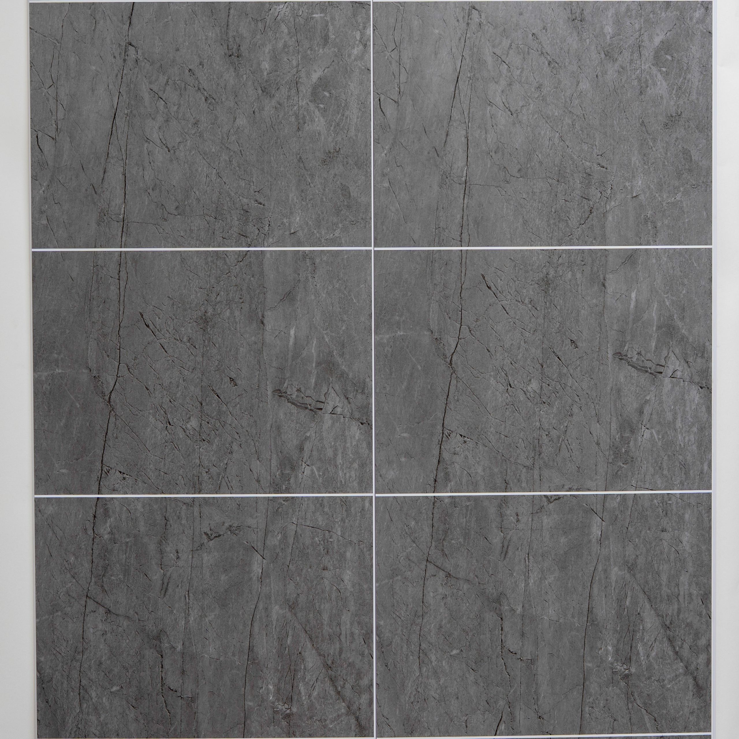 Charcoal Grey Tile Matt White Grout - 2700x600x10mm