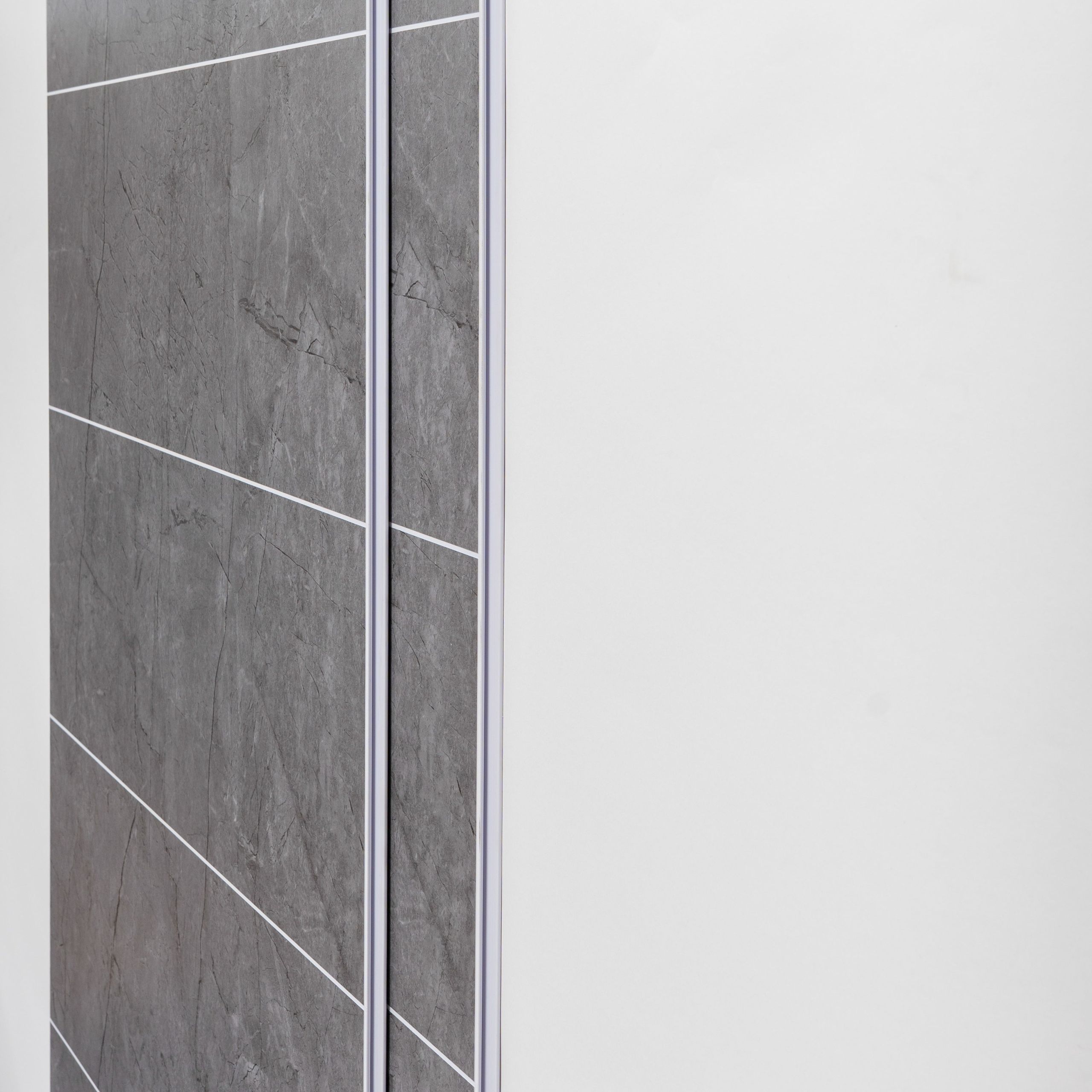 Charcoal Grey Tile Matt White Grout - 2700x600x10mm - Image 4