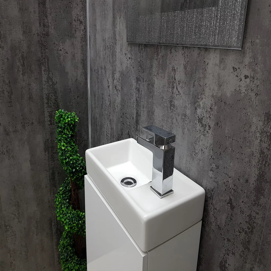Grey Metallic Matt 2950x250x8mm PVC Panel - Image 4