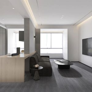 Grey Linen LVT Floor