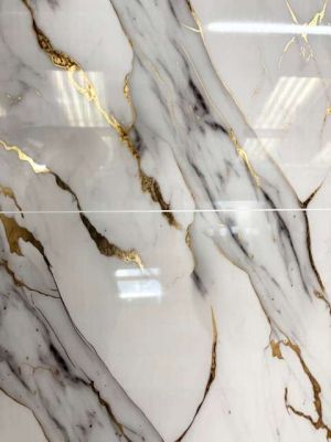 Gold Leaf Cut-Tile Gloss PVC Panel 2400 x 1000 x 10mm