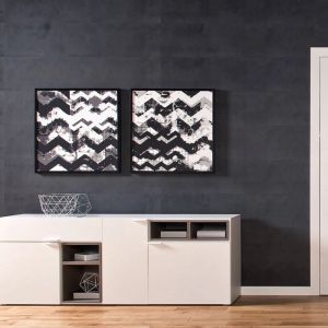 Stone Anthracite 1350mm x 295mm PVC Panel Pack of 8 Full Core