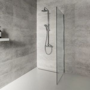 Stone Grey 1350mm x 295mm PVC Panel Pack of 8 Full Core