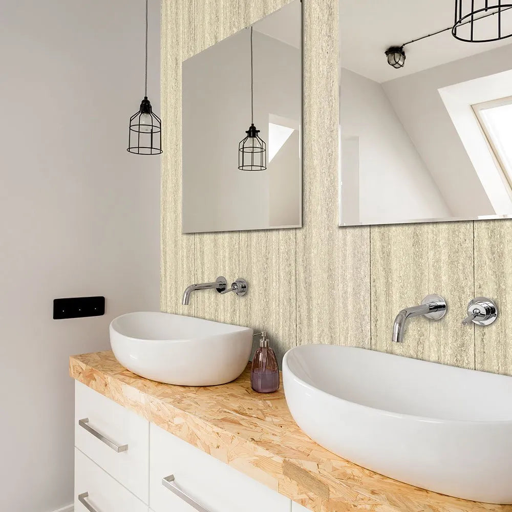 Elegance Mineral Quarried Beige 2700x300x8mm PVC Panel - Image 2