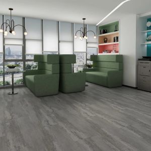 Metallic Slate LVT Floor