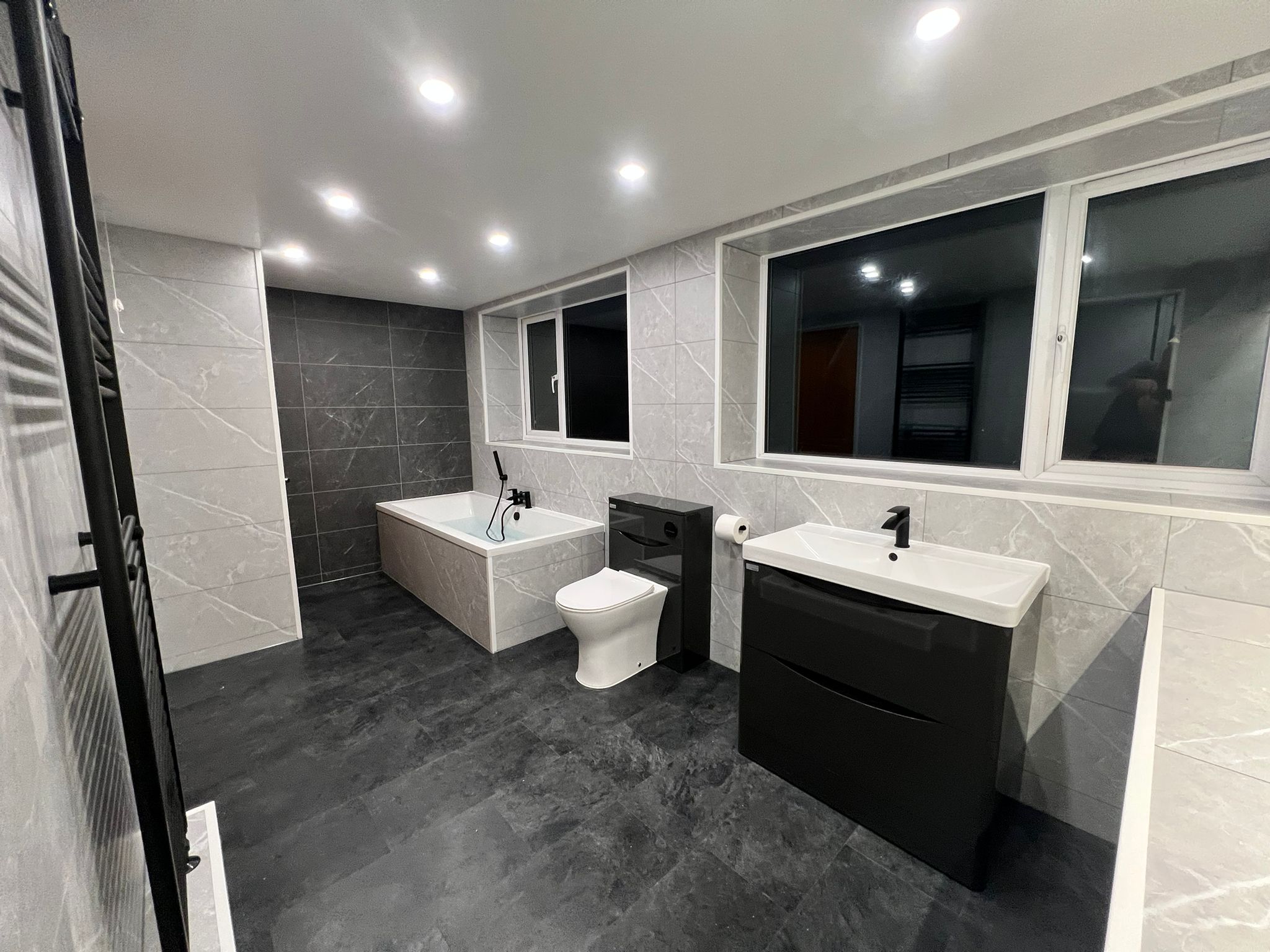 Moonlit Marble Tile Matt Grey Grout - 2700x600x10mm - Image 4