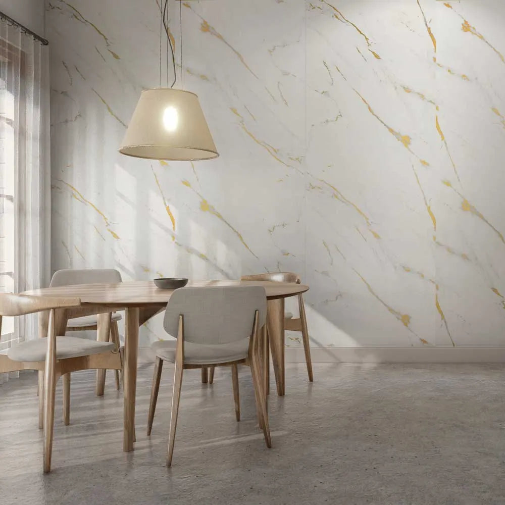 Decorwall Maxi Panel – Gloss Bianco Gold Shower Panel – 2.4m x 90cm - Image 6