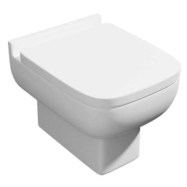 Kartell K-Vit Options 600 White Back-To-Wall WC Pan - Image 2