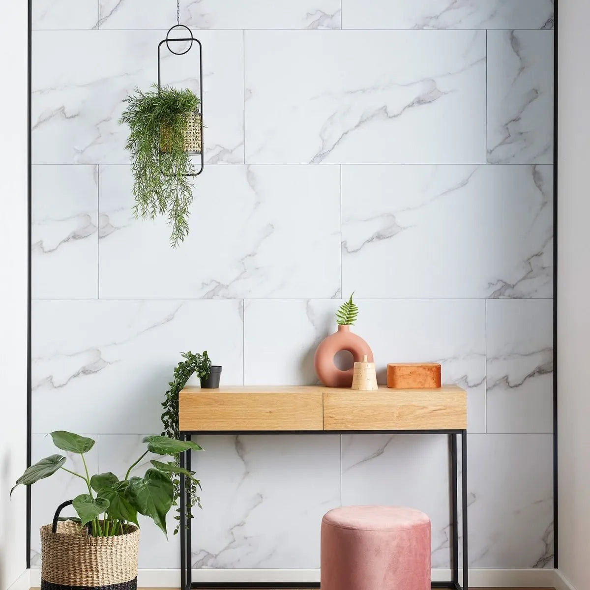 Dumawall+ Large PVC Tile Tivoli 900mm x 500mm Pack of 5