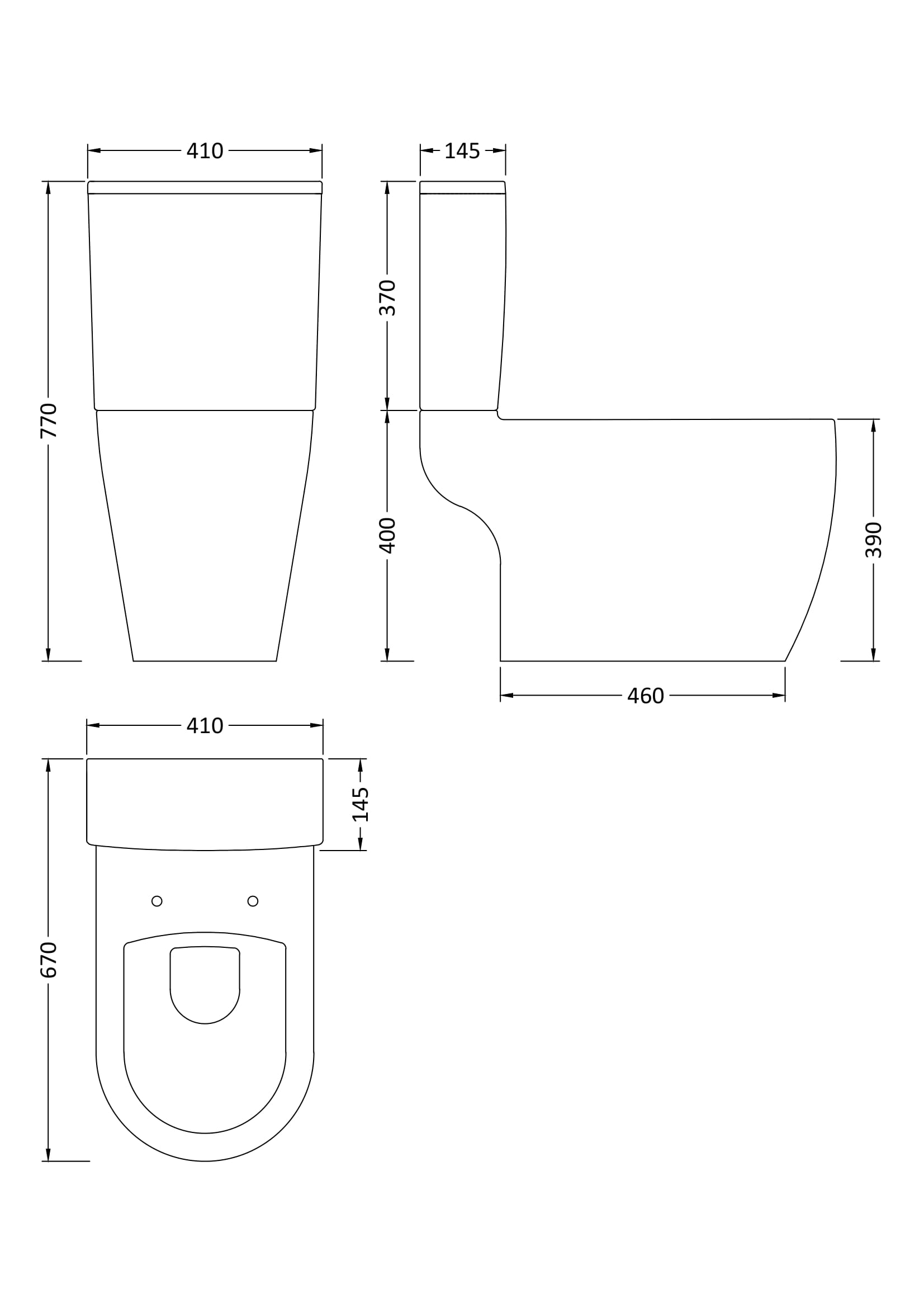 Provost Semi Flush to Wall WC - Image 4