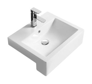 Semi-Recessed Basin 530 x 440 x 168mm