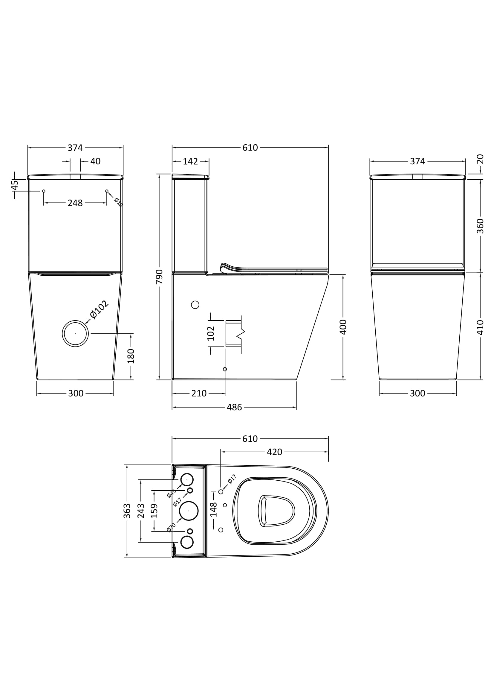 Cistern & Seat