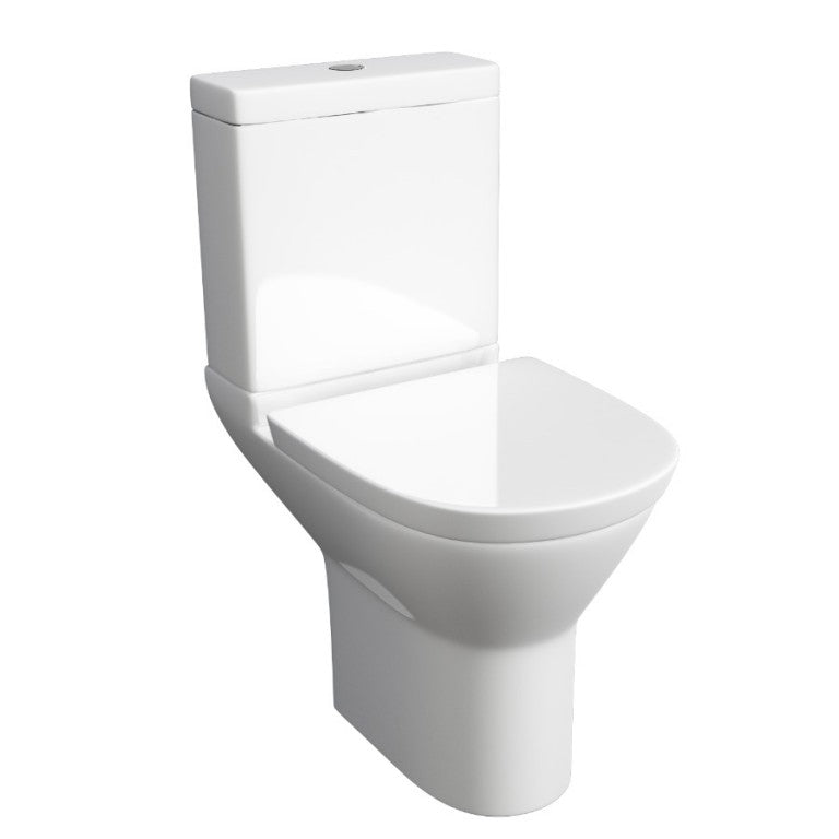 Project Round Close Coupled Round Toilet With Cistern And Soft Close Seat - Image 3