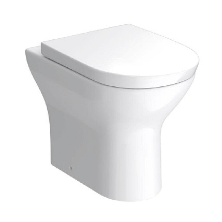 Project Round Close Coupled Round Toilet With Corner Cistern And Soft Close Seat - Image 2