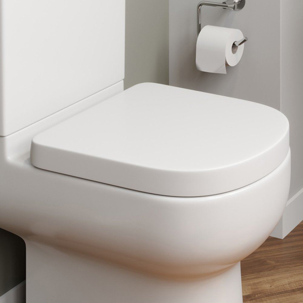 Prestige Studio Close Coupled Toilet With Cistern And Soft Close Seat - Image 4