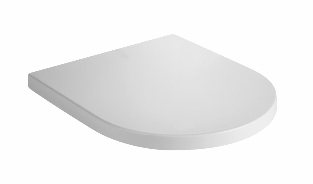 Genoa Round Rimless Close to Wall Close Coupled Comfort Height WC With Cistern And Premium Soft Close Seat - Image 3
